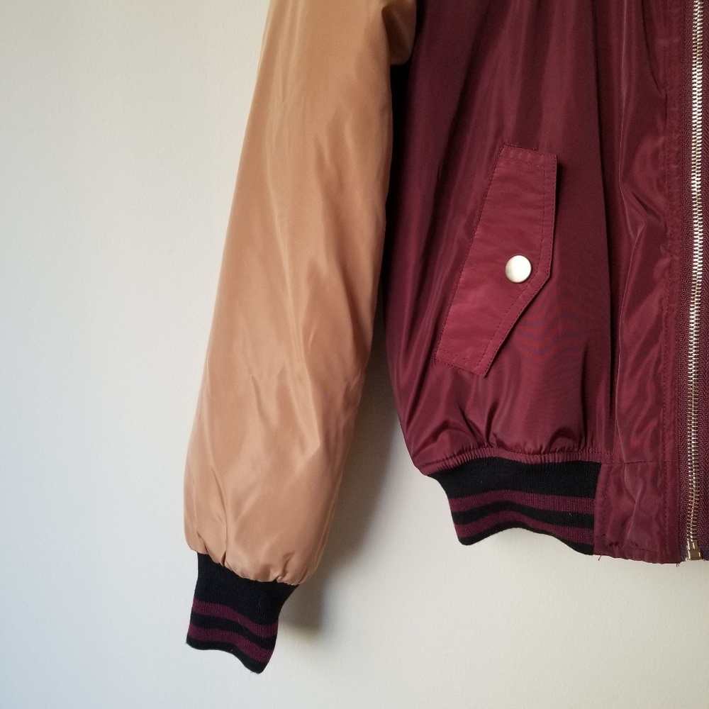 Bomber Jacket - Color Block - Picture 2 of 4